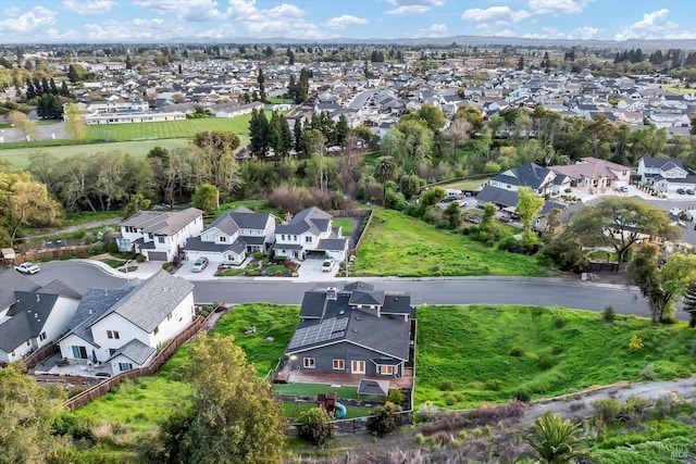 drone / aerial view featuring a residential view