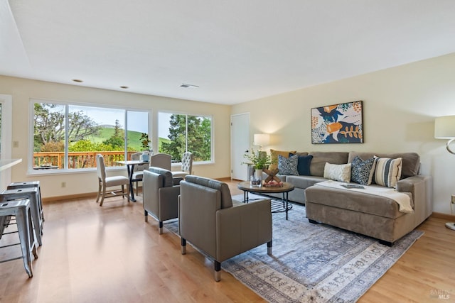 263 Carlisle Way, Benicia, CA 94510 - living room with light wood-type flooring and baseboards
