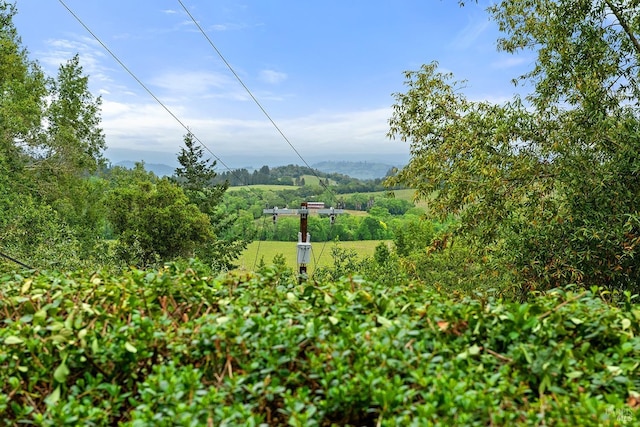 view of mountain feature