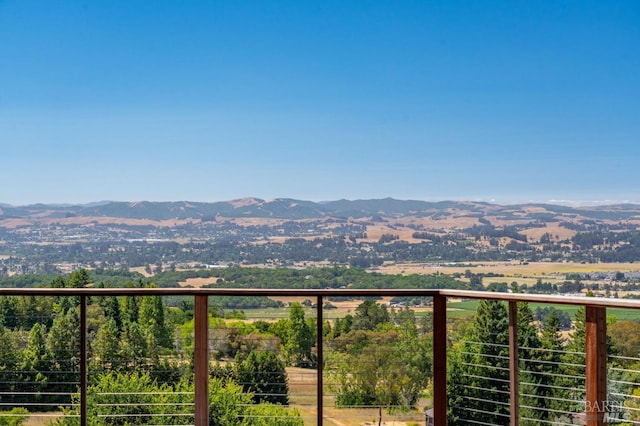 view of mountain feature