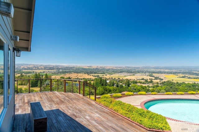view of pool