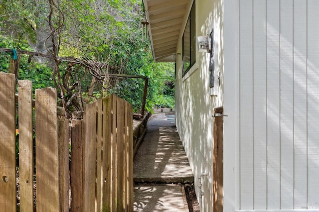 view of side of property