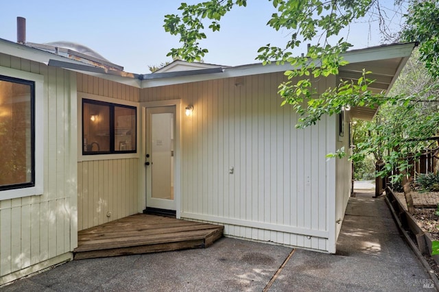 view of entrance to property