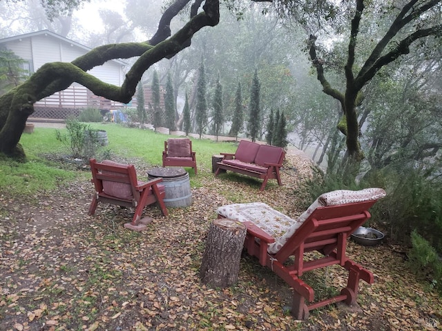 view of community with a yard