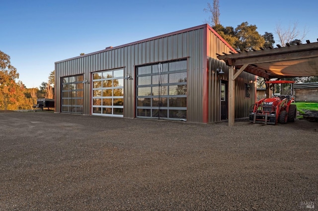 view of outdoor structure featuring an outdoor structure