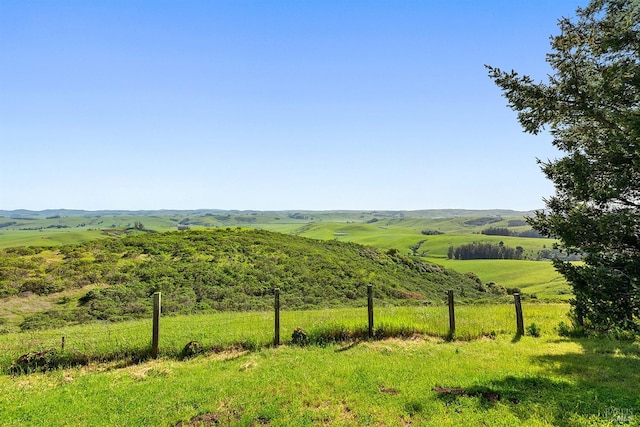 view of nature featuring a rural view