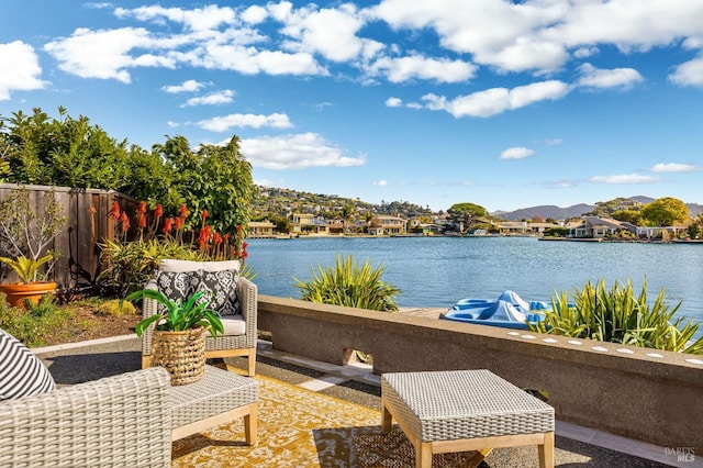 13 Leeward Rd, Belvedere, CA 94920 - water view with fence and a residential view