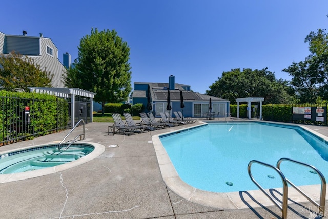 6600 Yount St Unit 40, Yountville, CA 94599 - community pool featuring fence, a patio, and a community hot tub