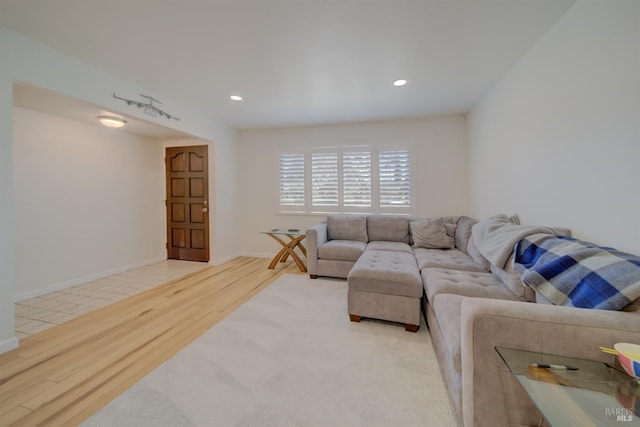 368 Lily St, Fairfield, CA 94533 - living room featuring wood finished floors and recessed lighting