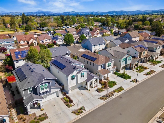 birds eye view of property featuring a residential view
