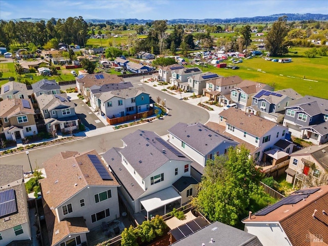 drone / aerial view featuring a residential view