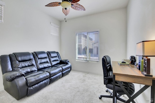 1090 Swarthmore Ct, Dixon, CA 95620 - carpeted office space with ceiling fan