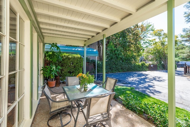 1436 Pine St, Napa, CA 94559 - view of patio / terrace featuring outdoor dining area