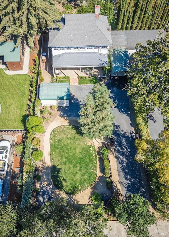 1436 Pine St, Napa, CA 94559 - drone / aerial view