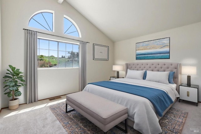 220 Sandy Neck Way, Vallejo, CA 94591 - bedroom featuring carpet and lofted ceiling