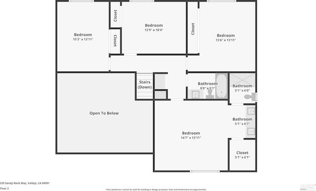 220 Sandy Neck Way, Vallejo, CA 94591 - property floor plan