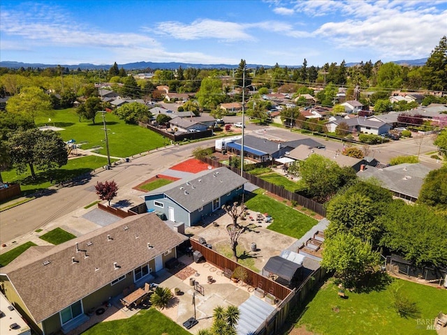 birds eye view of property featuring a residential view
