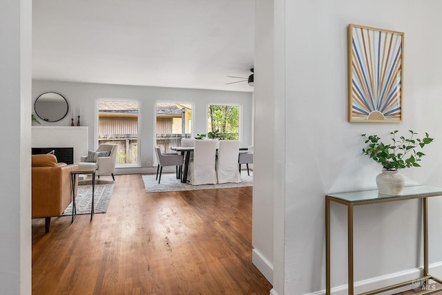 436 Calle De La Mesa, Novato, CA 94949 - corridor with wood finished floors