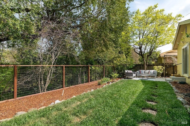 436 Calle De La Mesa, Novato, CA 94949 - view of yard with outdoor lounge area and a patio