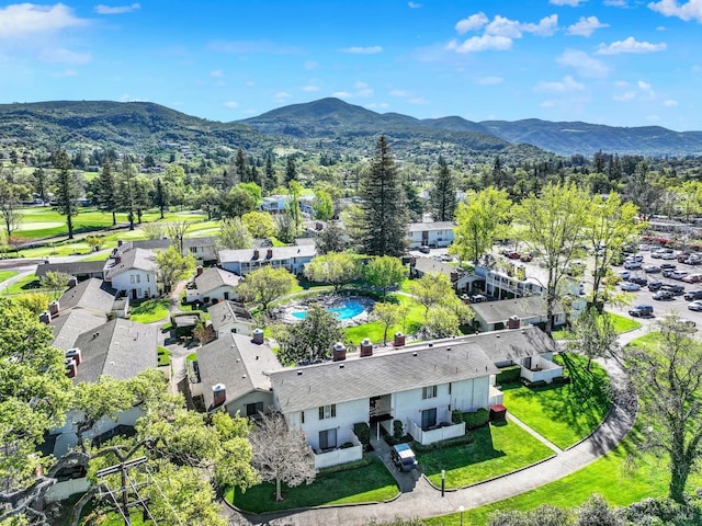 1600 Atlas Peak Rd Unit 286, Napa, CA 94558 - aerial view with a mountain view