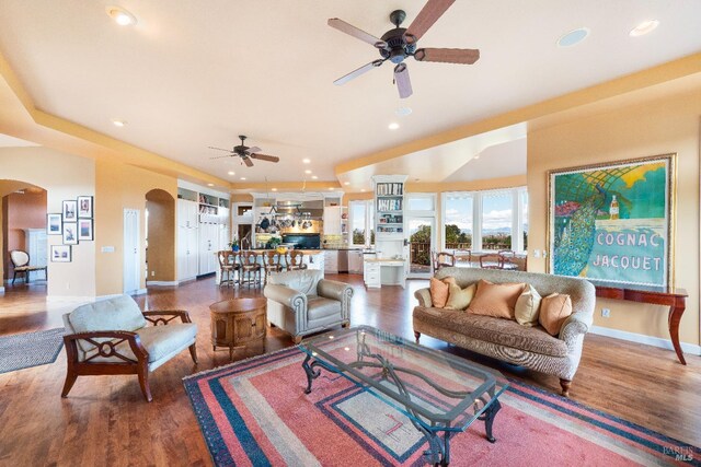 2614 Scotts Right Of Way, Sebastopol, CA 95472 - kitchen with open shelves, stainless steel dishwasher, range, tasteful backsplash, and a kitchen breakfast bar