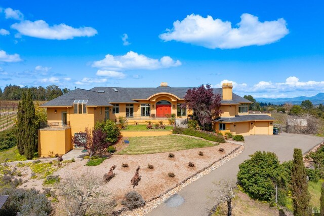 2614 Scotts Right Of Way, Sebastopol, CA 95472 - overview of rural landscape with extensive farmland and a mountainous background
