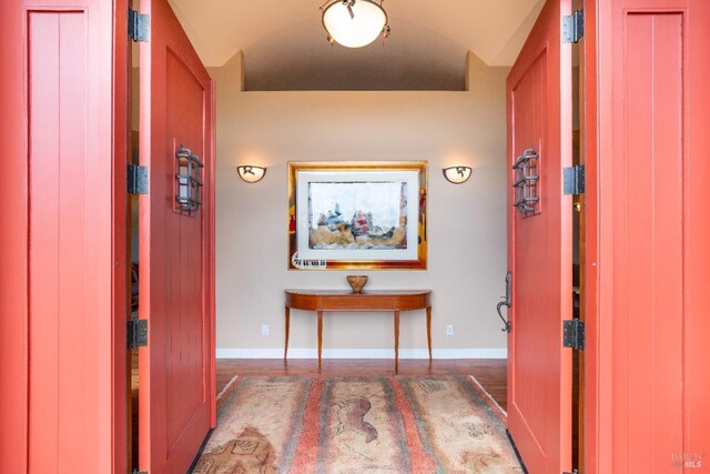 2614 Scotts Right Of Way, Sebastopol, CA 95472 - foyer with healthy amount of natural light, light wood-style floors, arched walkways, high vaulted ceiling, and a ceiling fan