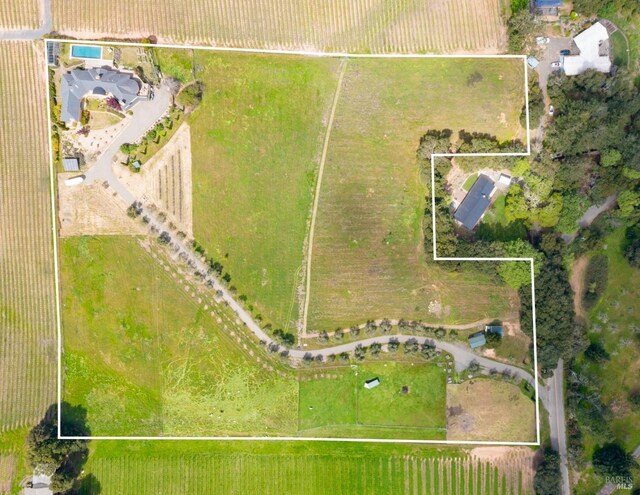 2614 Scotts Right Of Way, Sebastopol, CA 95472 - bird's eye view
