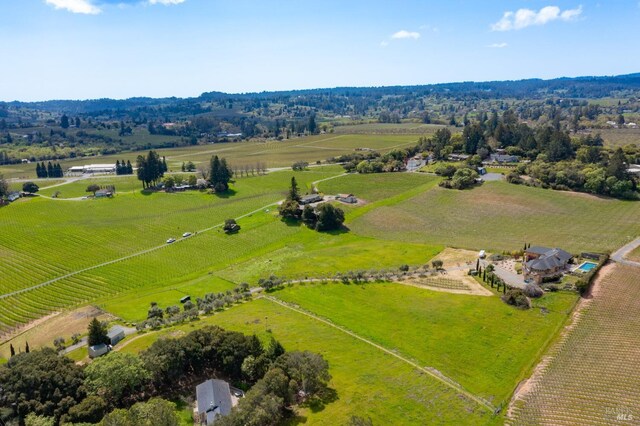 2614 Scotts Right Of Way, Sebastopol, CA 95472 - overview of rural landscape featuring a mountain backdrop and extensive farmland