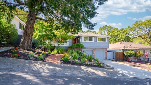 68 Laura Ln, Fairfax, CA 94930 - view of front of home featuring an attached garage and driveway