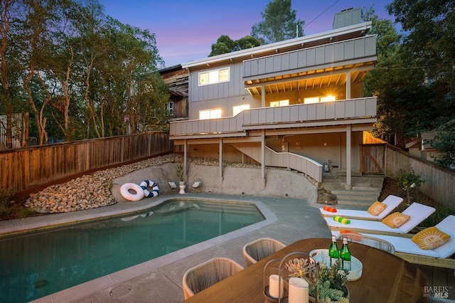 19 Savannah Ave, San Anselmo, CA 94960 - view of pool featuring a patio area, a fenced backyard, and a fenced in pool
