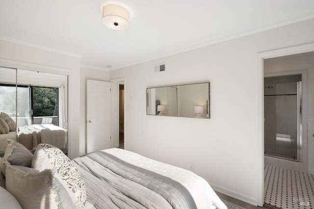 19 Savannah Ave, San Anselmo, CA 94960 - bedroom featuring visible vents, baseboards, and ornamental molding