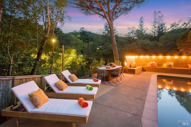19 Savannah Ave, San Anselmo, CA 94960 - view of patio / terrace featuring an outdoor living space