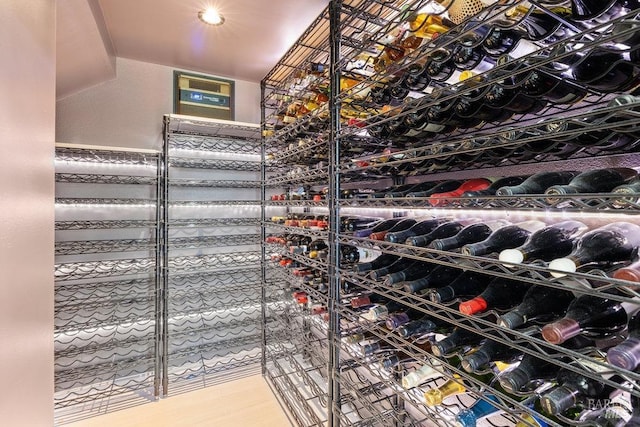 view of wine room