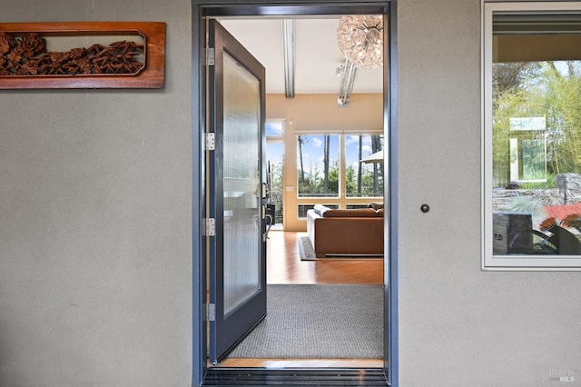 view of exterior entry