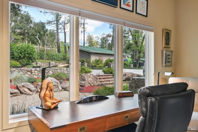 view of office space
