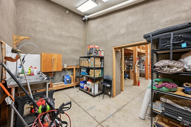 view of storage