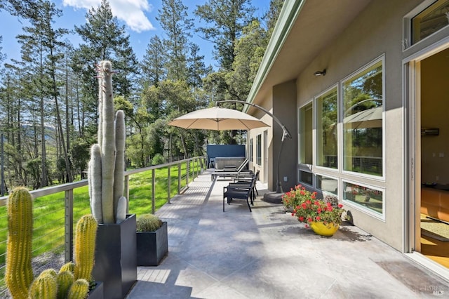 view of patio