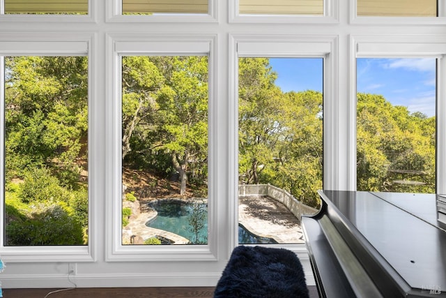 interior space featuring a healthy amount of sunlight