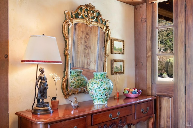 view of room details