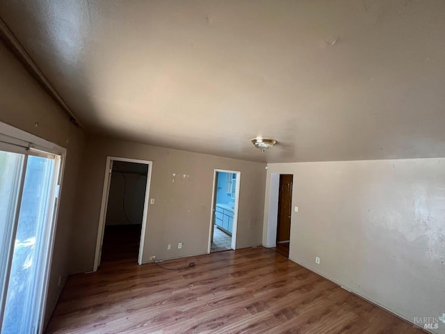 interior space with light wood-style flooring