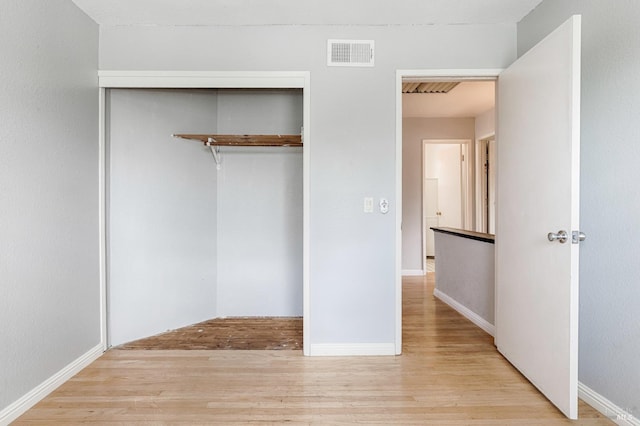 closet featuring visible vents