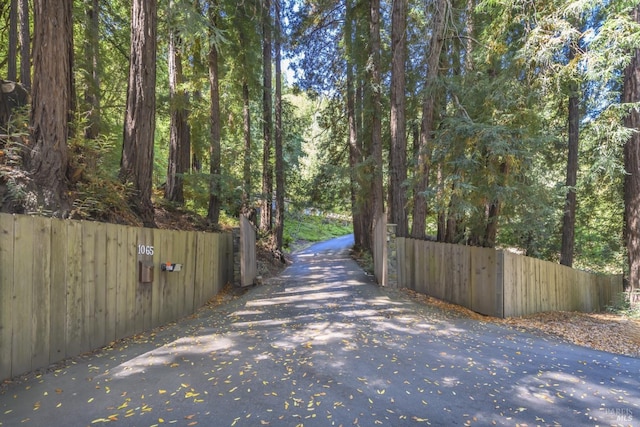 1065 Meadowsweet Dr, Corte Madera, CA 94925 - view of road with a wooded view