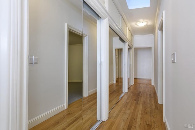 1065 Meadowsweet Dr, Corte Madera, CA 94925 - hallway with baseboards and light wood finished floors
