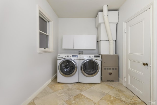 1065 Meadowsweet Dr, Corte Madera, CA 94925 - laundry room featuring washer and dryer, baseboards, and cabinet space