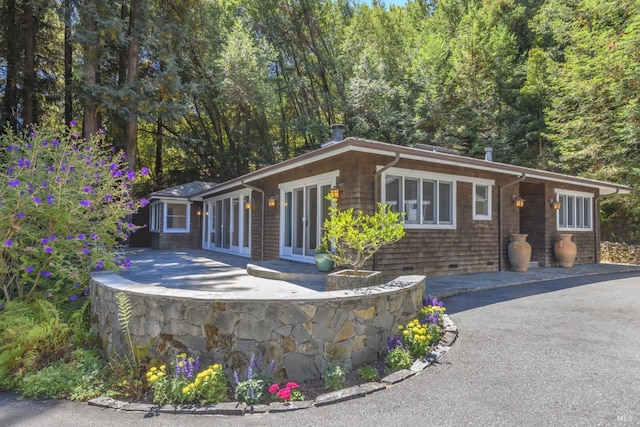 1065 Meadowsweet Dr, Corte Madera, CA 94925 - ranch-style house featuring a patio area and french doors