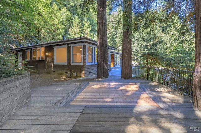 1065 Meadowsweet Dr, Corte Madera, CA 94925 - deck with a view of trees