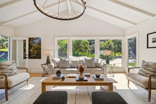 1423 Butterfield Rd, San Anselmo, CA 94960 - sunroom featuring plenty of natural light and a chandelier