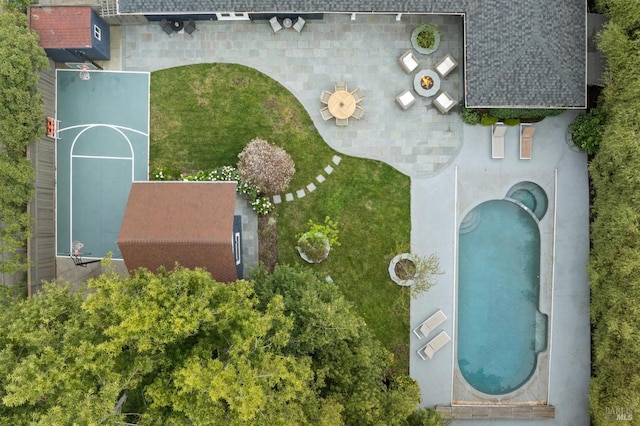 1423 Butterfield Rd, San Anselmo, CA 94960 - bird's eye view
