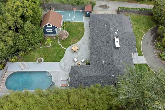 1423 Butterfield Rd, San Anselmo, CA 94960 - view of subject property with a pool